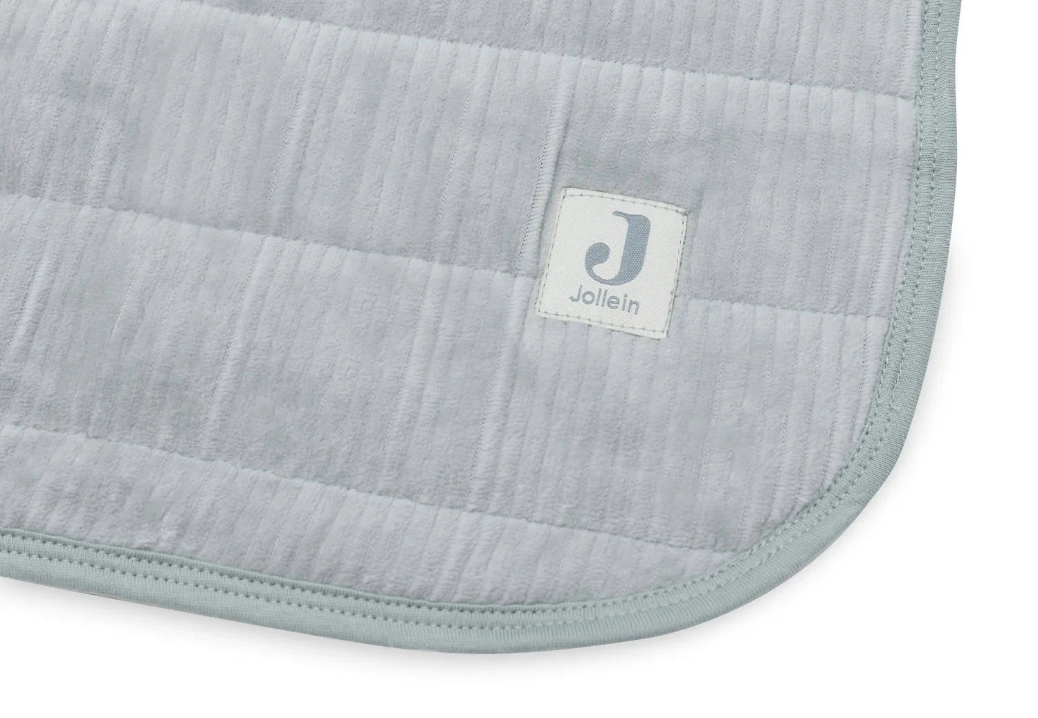 Couverture Berceau 75x100cm Velvet Rib sea green - JOLLEIN 516-511-68113 8717329395664