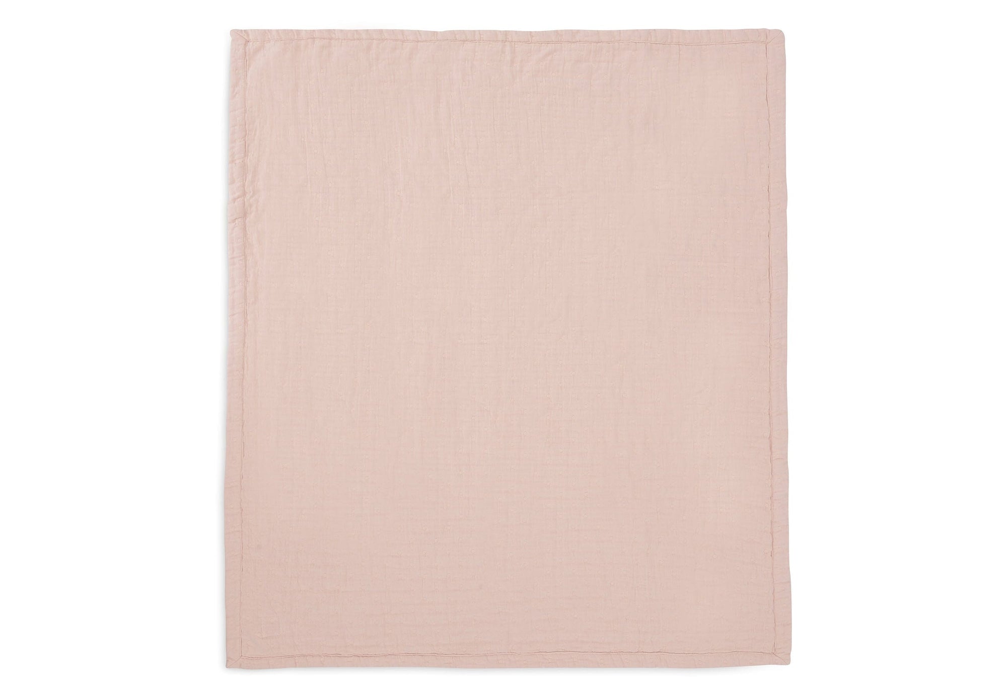 Couverture Berceau Gaze De Coton 75x100cm Jacquard Wild Rose - JOLLEIN 521-511-68082 8717329393509