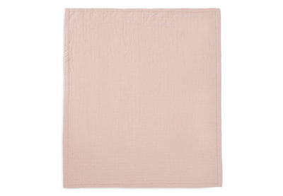 Couverture Berceau Gaze De Coton 75x100cm Jacquard Wild Rose - JOLLEIN 521-511-68082 8717329393509