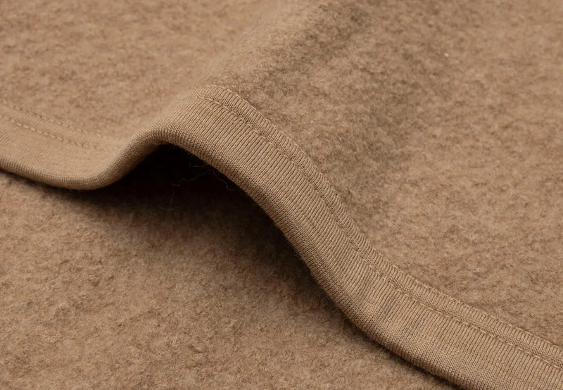 Couverture laine merinos dark hazel - JOLLEIN