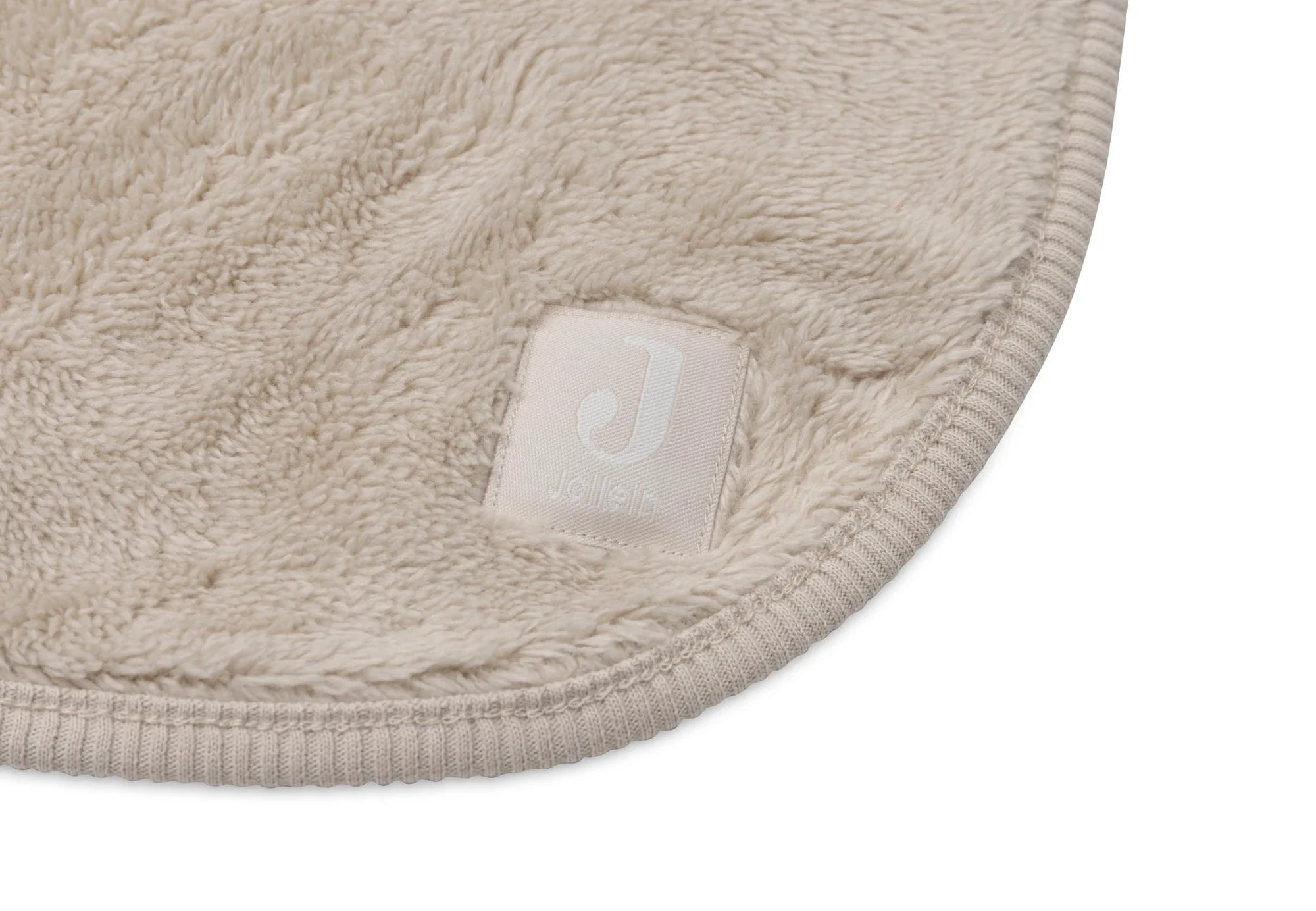 Couverture Lit Bébé 100x150cm Basic Jersey/Sherpa - Warm Sand - JOLLEIN 516-522-68130 8717329400139