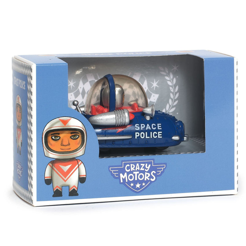 Crazy motors voiture space police - DJECO DJ05457 3070900054578