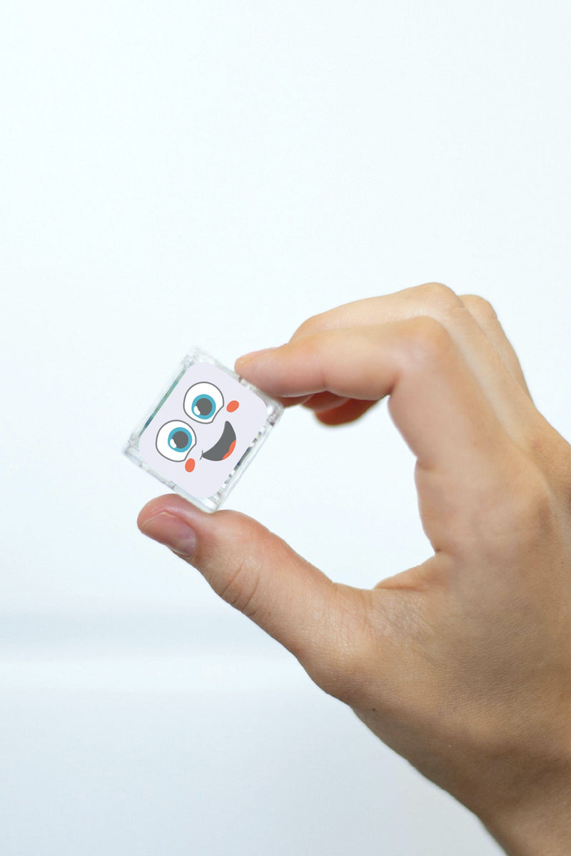 Cubes lumineux blancs Party Pal - GLO PALS GPPARTYCUB 850016823243