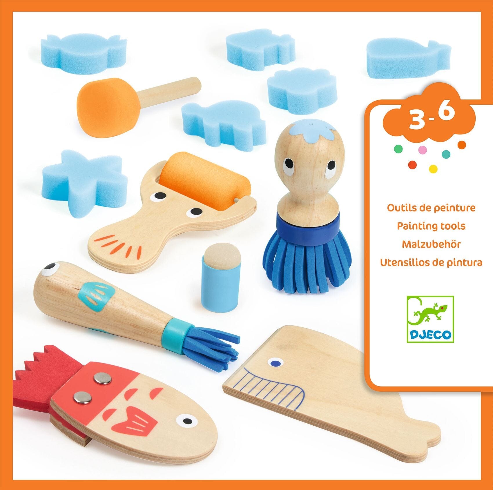 Curieux outils pour peindre - DJECO DJ09014 3070900090149