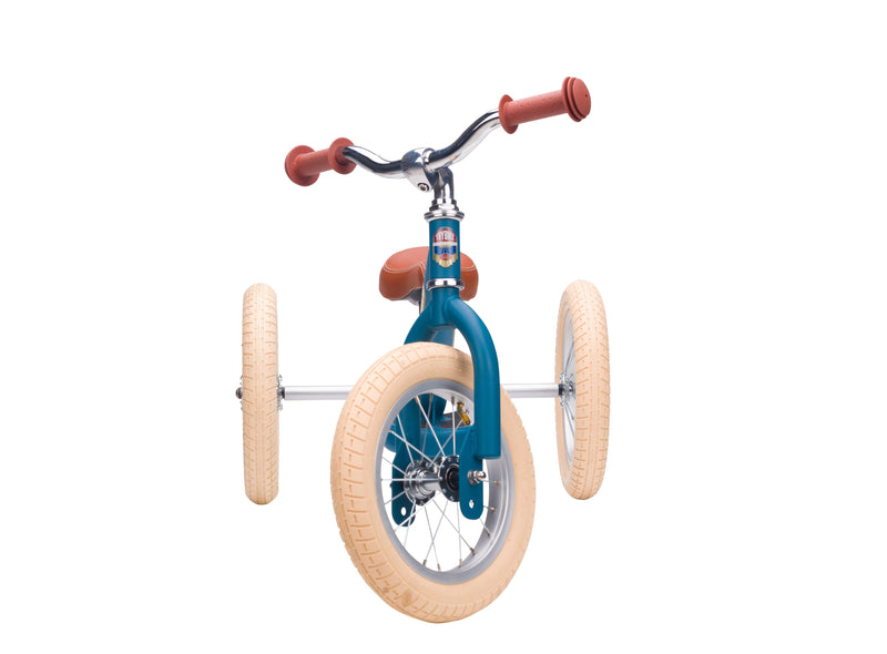 draisienne tricycle 2 en 1 vintage bleu 3 roues evolutive - TRYBIKE TBS-3-BLU-VIN 8719189161427