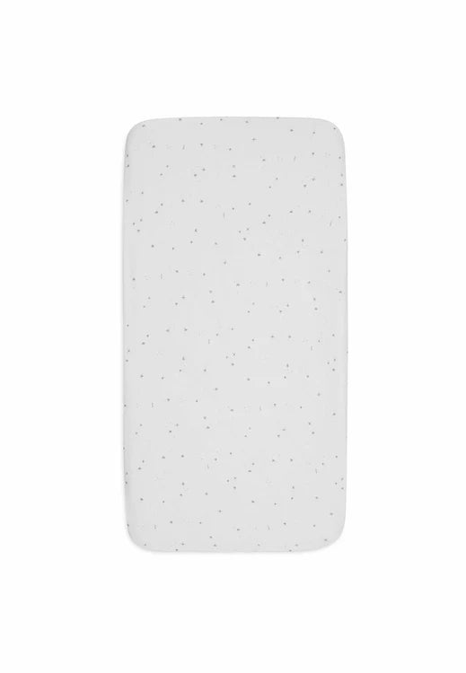 Drap housse 60x120 coton jersey Twinkling Sea Green - Jollein 511-507-67102 8717329388338