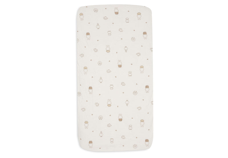 Drap-housse Jersey 60x120cm Miffy Family Farm – Jollein
