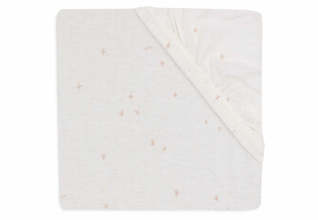 Drap housse Jersey 60x120cm Twinkling Wild Rose - JOLLEIN 511-507-67101 8717329388345