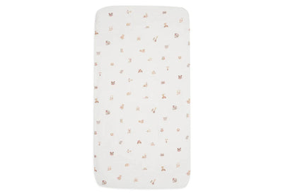 Drap housse Jersey 70x150 cm animal friends - JOLLEIN 511-565-68154 8717329400313