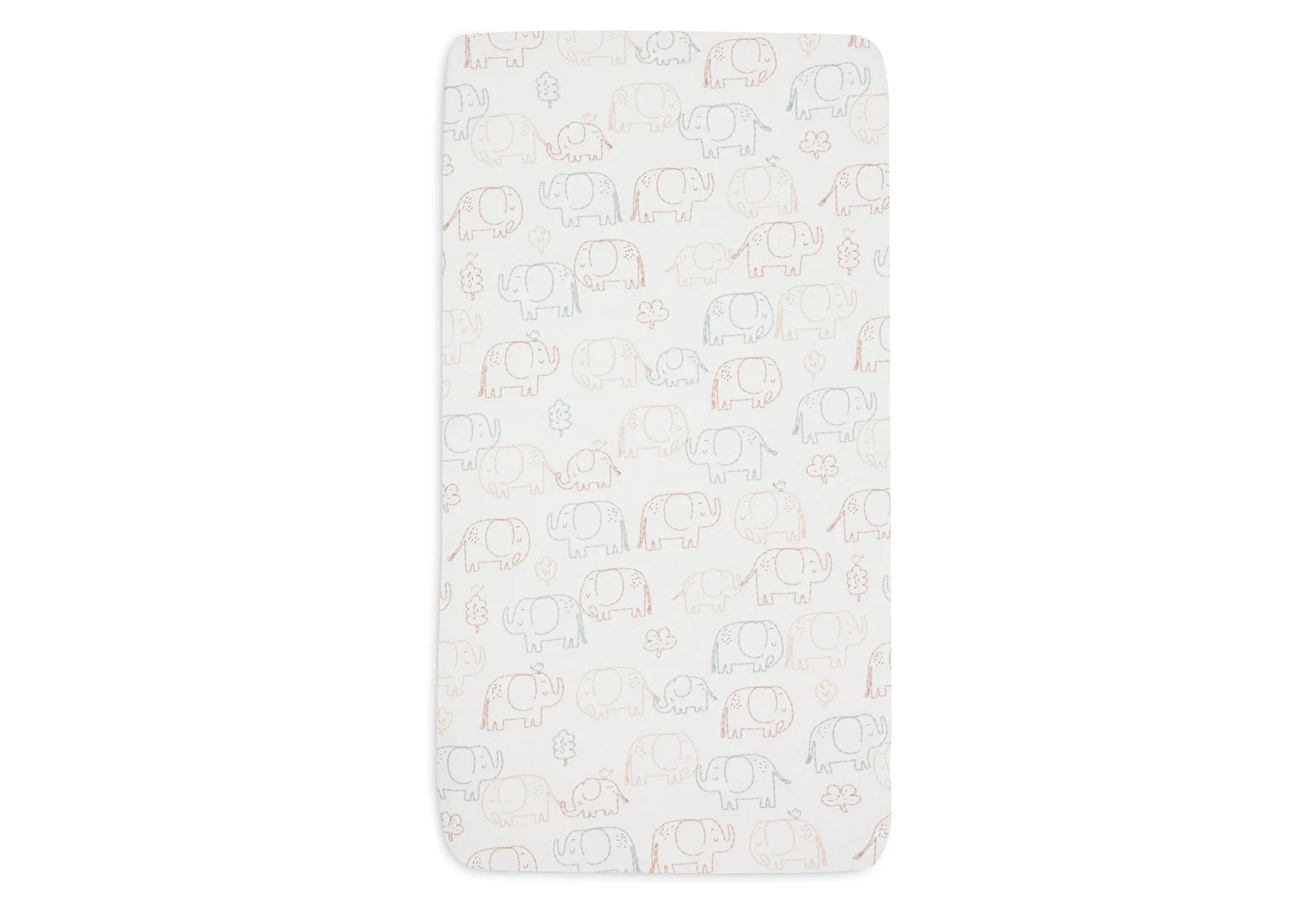 Drap housse Jersey 70x150 cm elephant tales - JOLLEIN 511-565-68110 8717329400344