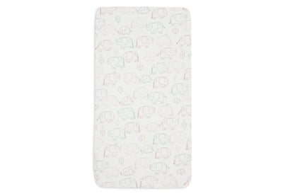 Drap housse Jersey 70x150 cm elephant tales - JOLLEIN 511-565-68110 8717329400344