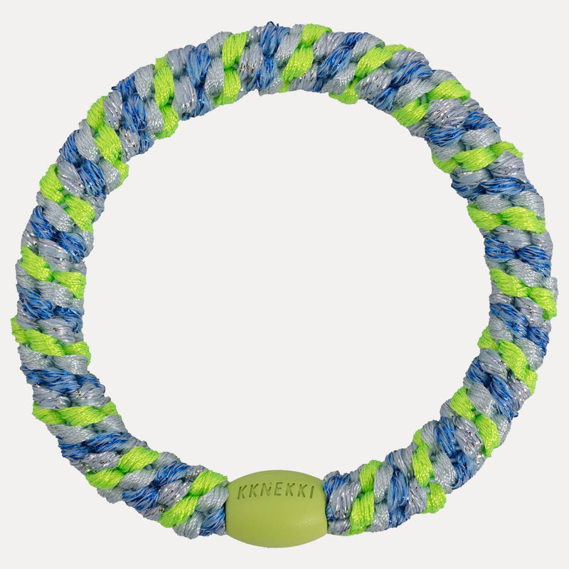 Élastique cheveux KKNEKKI Mix Blue Neon Green