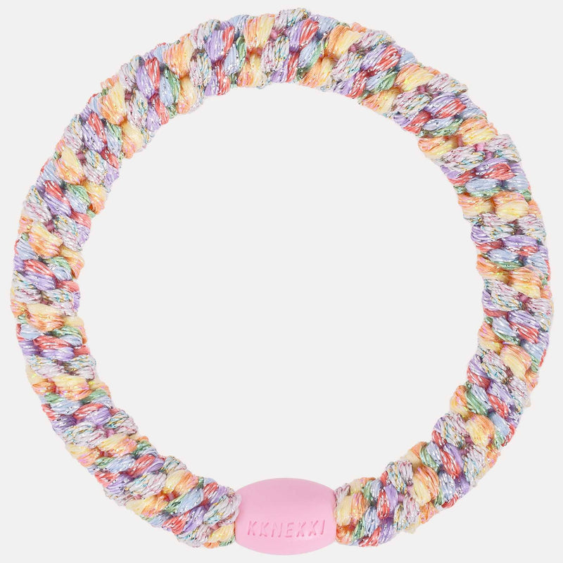 Élastique cheveux KKNEKKI Pastel Circus Glitter