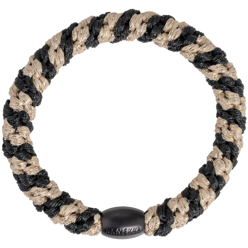 Élastique Kknekki black beige glitter stripe - KKNEKKI black beige glitter stripe 7072684050605