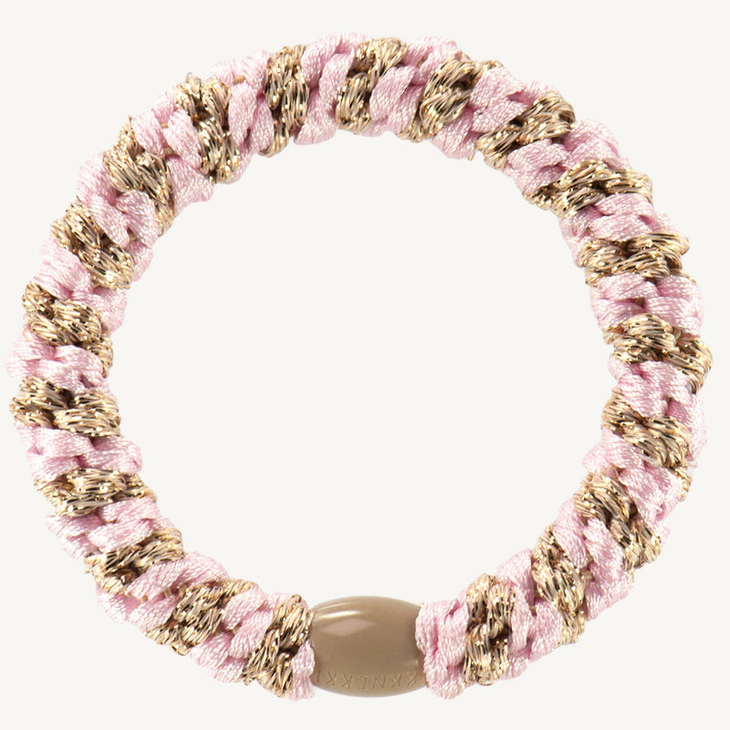 Élastique Light Pink beige Glitter Stripe - KKNEKKI 1763 7072684017639