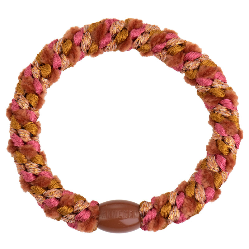 Élastique mix terracotta raspberry glitter - KKNEKKI 5550 7072684055501