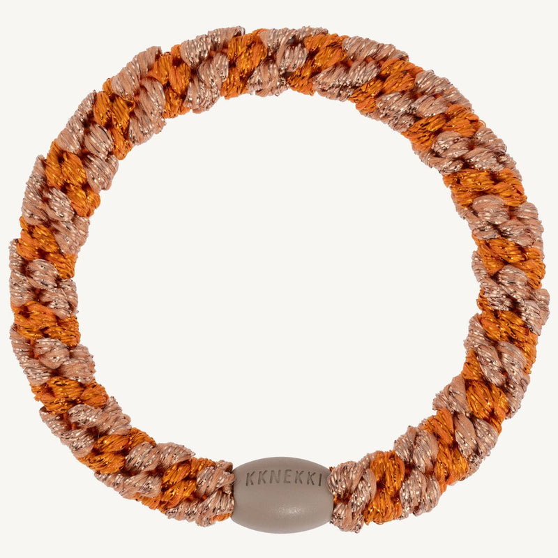 Élastique rosewood glitter stripe - KKNEKKI 5690 7072684056904