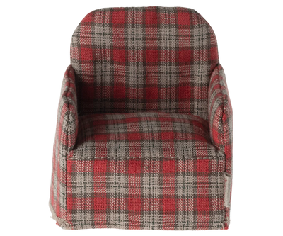 Fauteuil vichy rouge souris - MAILEG 11-4413-03 5707304140474