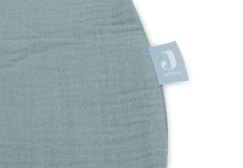 Gigoteuse Naissance Gaze de Coton 60cm Sea Green - JOLLEIN 062-410-68043 8717329392779