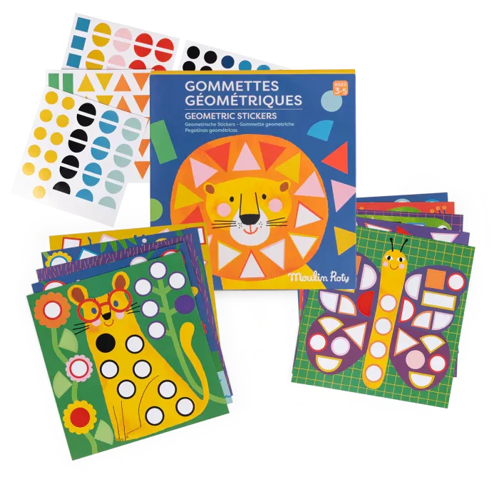 Gommettes géométriques Les Toupitis- Moulin Roty 679605 3575676796054