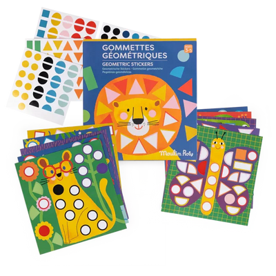 Gommettes géométriques Les Toupitis- Moulin Roty 679605 3575676796054