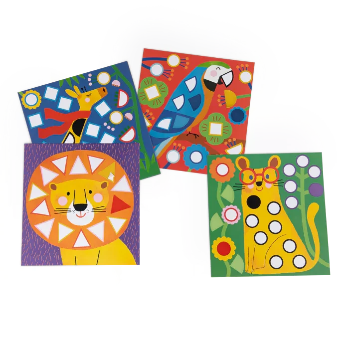 Gommettes géométriques Les Toupitis- Moulin Roty 679605 3575676796054