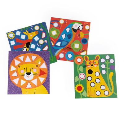 Gommettes géométriques Les Toupitis- Moulin Roty 679605 3575676796054