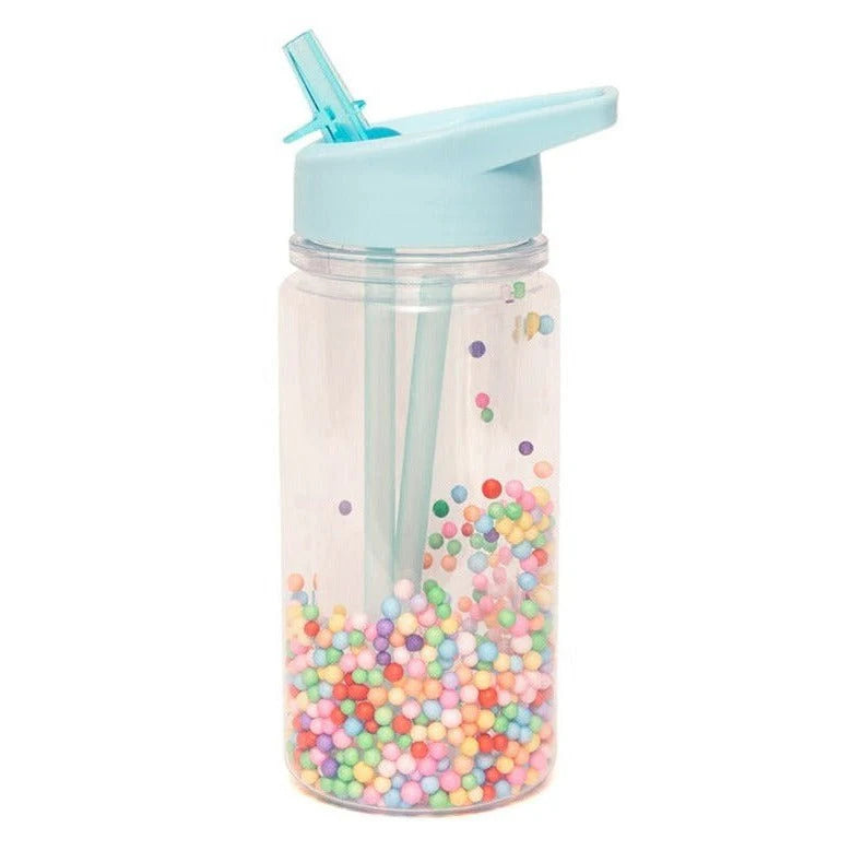 gourde macaron billes aqua bleu - PETIT MONKEY DB36 8719244226375
