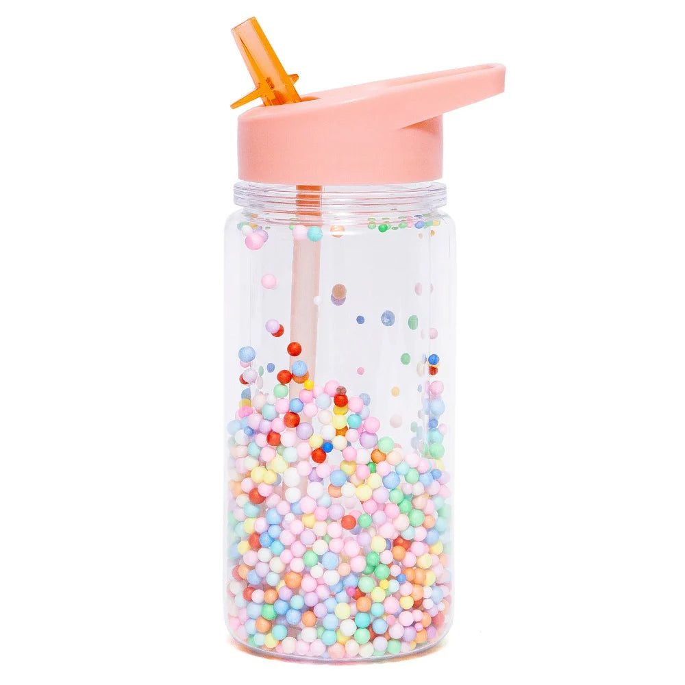 gourde macaron billes soft coral - PETIT MONKEY DB31 8719244225170