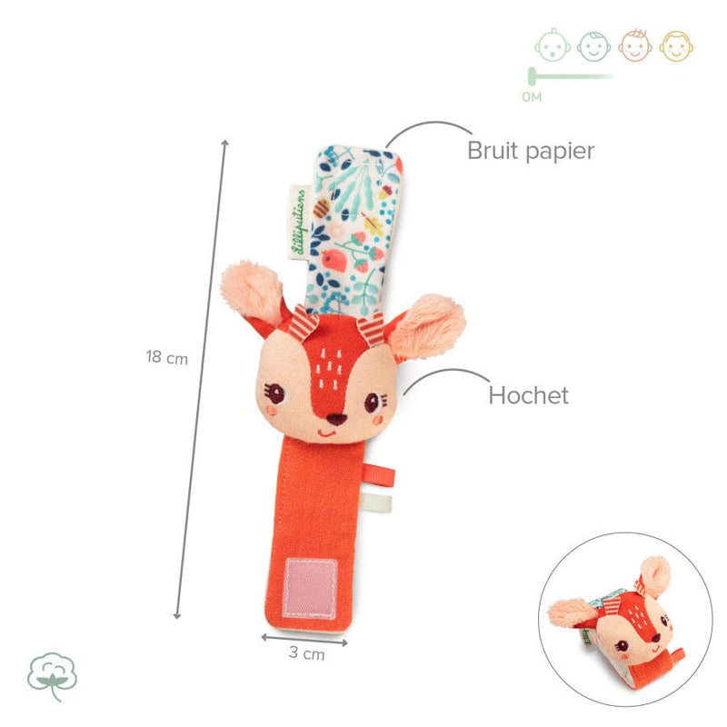 hochet bracelet stella le faon - LILLIPUTIENS 83387 5414834833874