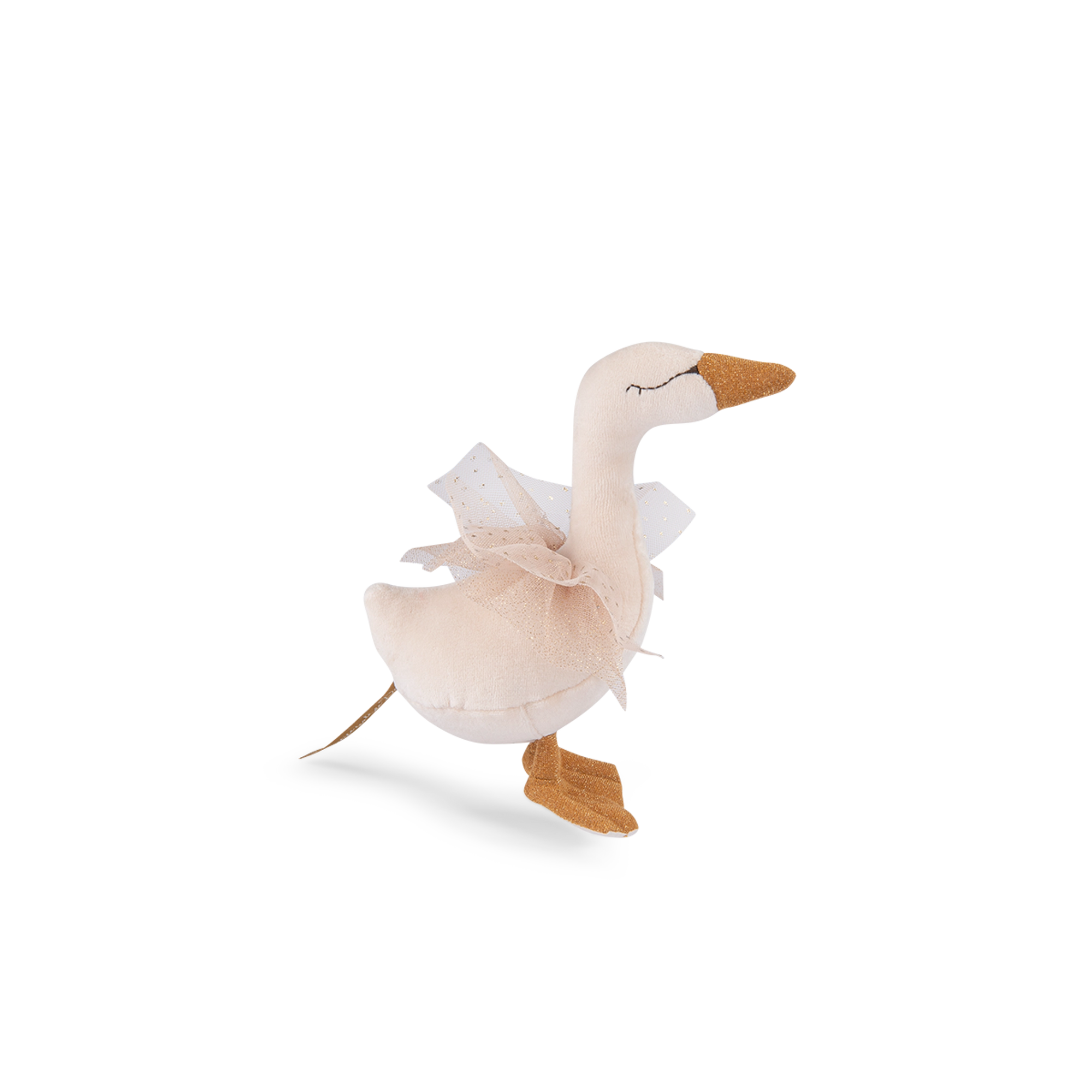 Hochet Cygne la petite école de danse ailes en tule - Moulin Roty 667035 3575676670354