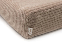 Housse matelas à Langer 50x70cm Cloudy Rib Milky Coffee- Jollein 022-503-68118 8717329400887
