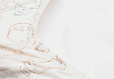 Housse matelas à langer Jersey 50x70cm Elephant Tales - Jollein 022-503-68110 8717329399488