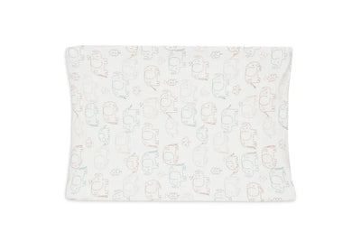 Housse matelas à langer Jersey 50x70cm Elephant Tales - Jollein 022-503-68110 8717329399488