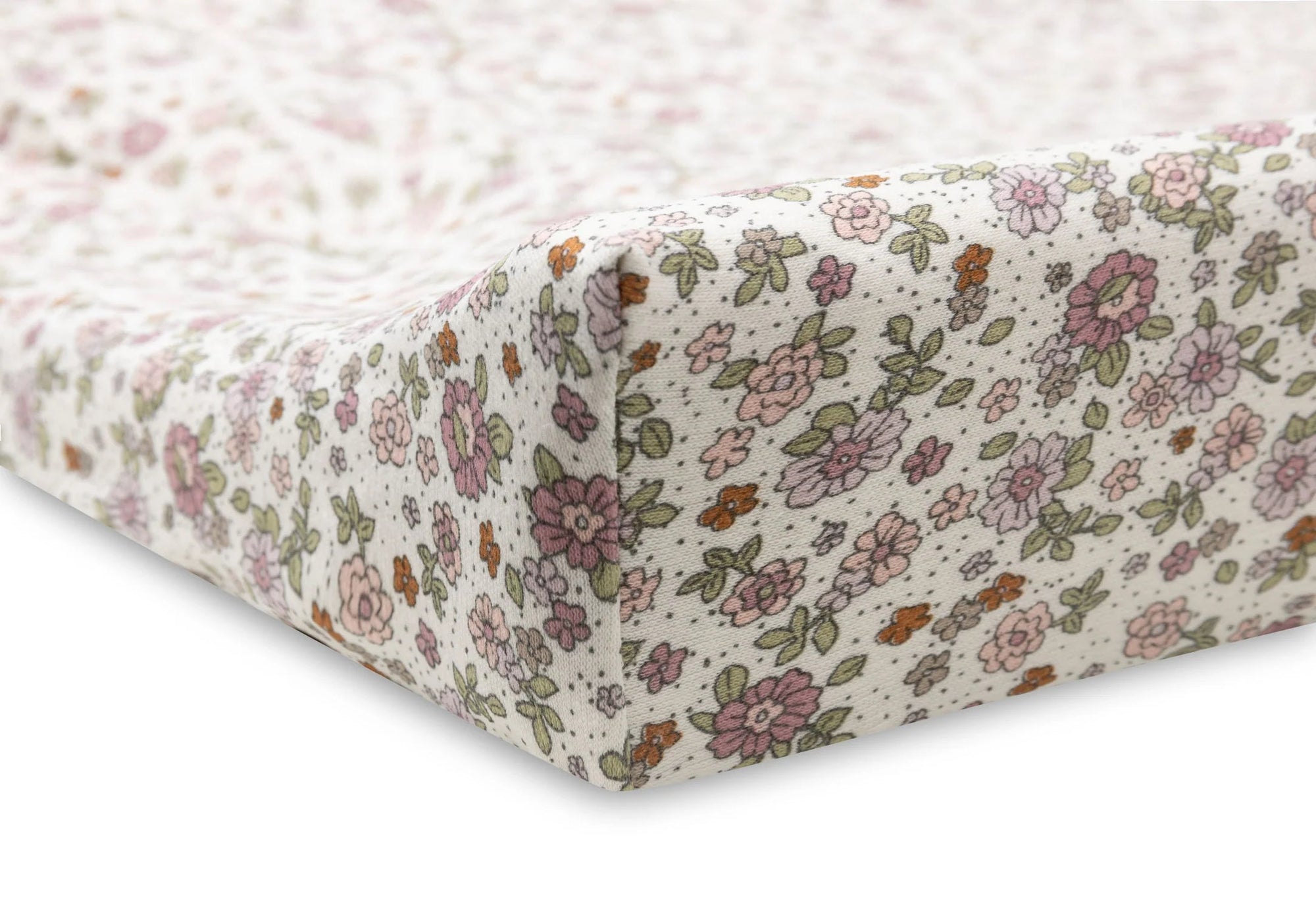 Housse matelas à langer jersey 50x70cm retro flowers - JOLLEIN 022-503-67045 8717329376205
