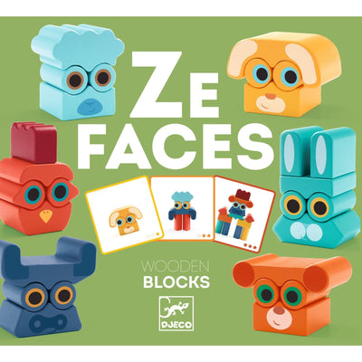 jeu construction Ze Faces - DJECO
