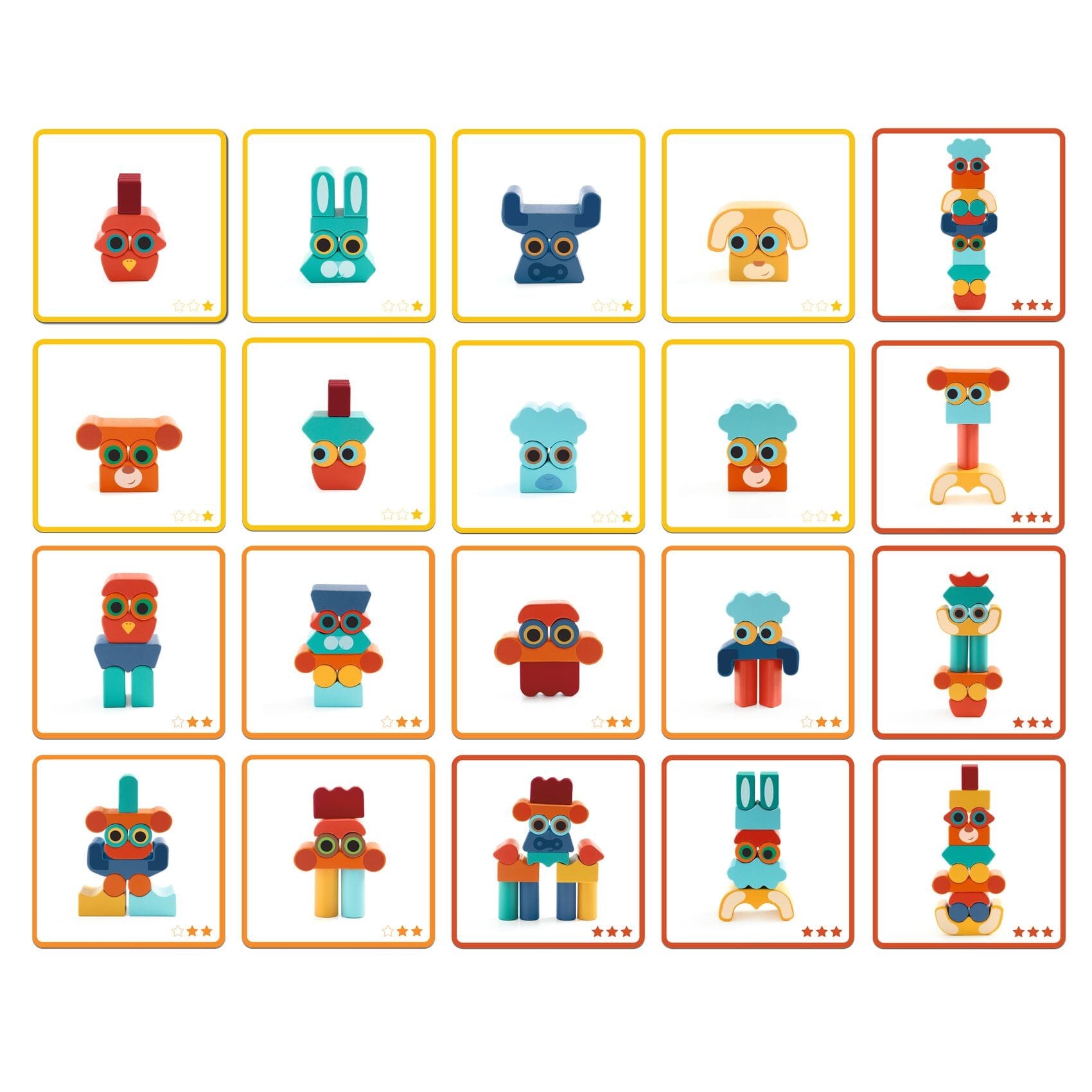 jeu construction Ze Faces - DJECO