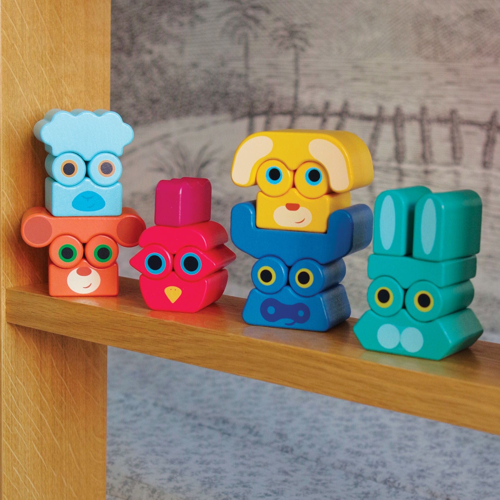 jeu construction Ze Faces - DJECO