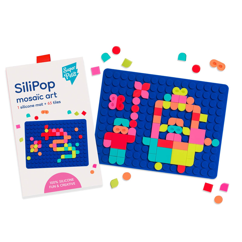 JEU CREATIF DE MOSAÏQUES À CLIPSER BLEU - SUPERPETIT SILIPOP02 3760264702559