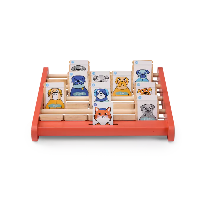 Jeu qui es tu? en bois les Loufoques- Moulin Roty 683363