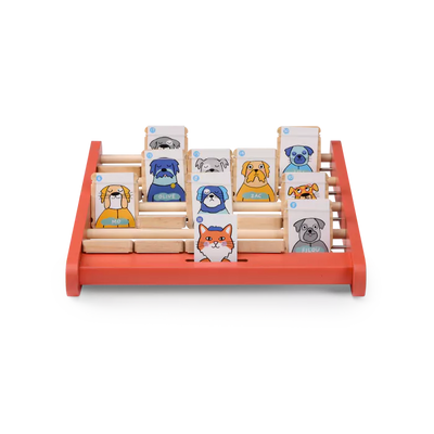 Jeu qui es tu? en bois les Loufoques- Moulin Roty 683363