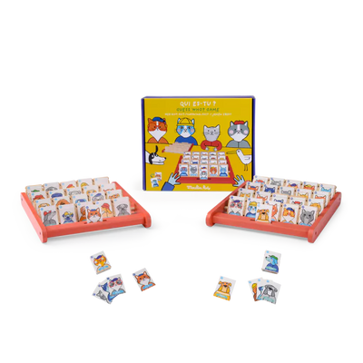 Jeu qui es tu? en bois les Loufoques- Moulin Roty 683363