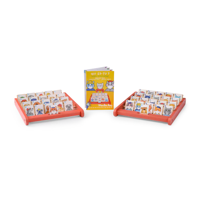 Jeu qui es tu? en bois les Loufoques- Moulin Roty 683363