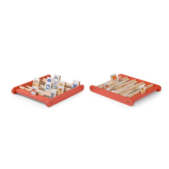 Jeu qui es tu? en bois les Loufoques- Moulin Roty 683363