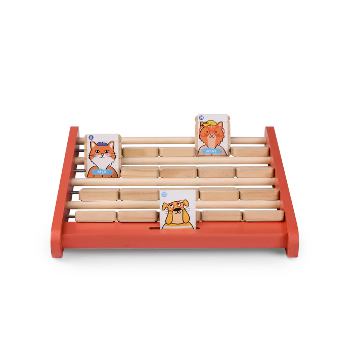 Jeu qui es tu? en bois les Loufoques- Moulin Roty 683363