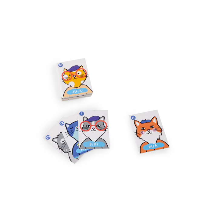 Jeu qui es tu? en bois les Loufoques- Moulin Roty 683363