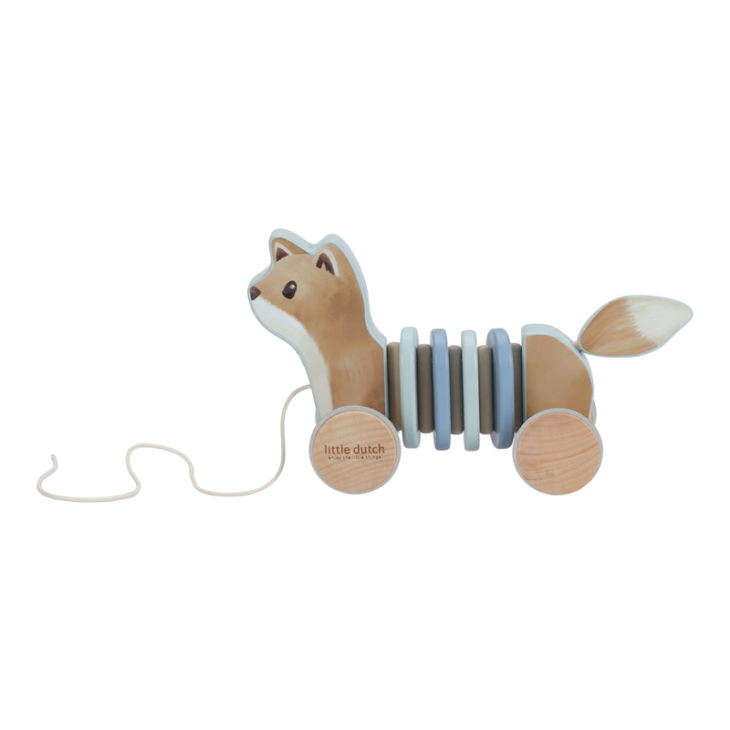 Jouet à tirer renard Forest Friends - LITTLE DUTCH LD7257 8713291772571