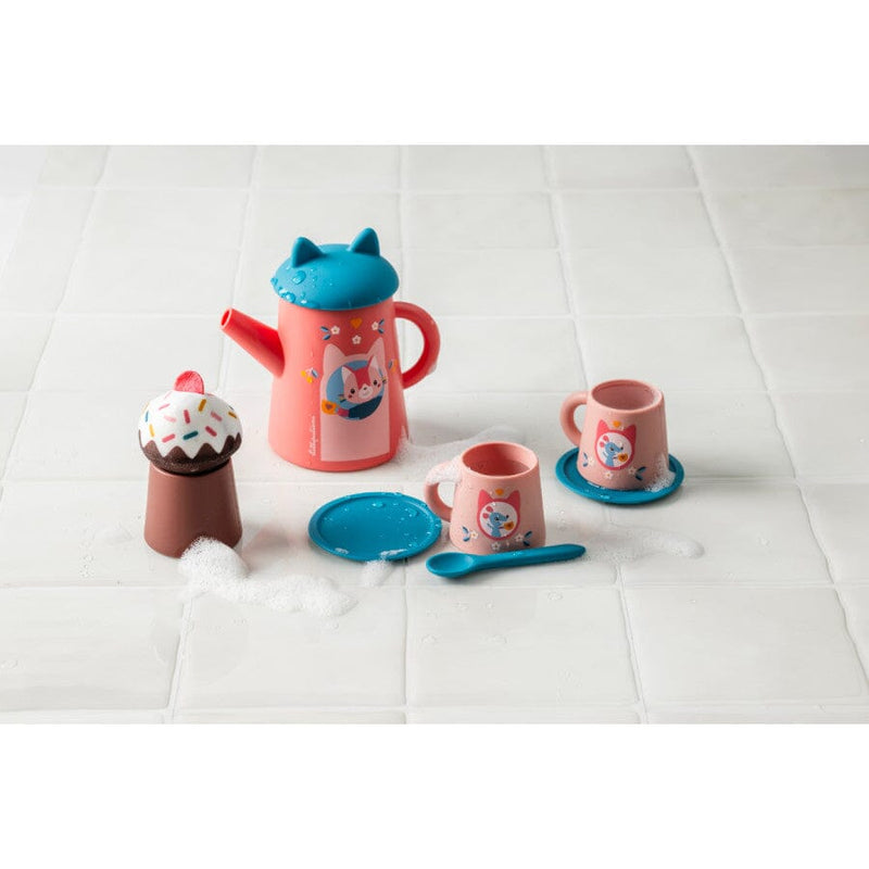jouet de bain set de the jeanne le chat - LILLIPUTIENS 83662 5414834836622