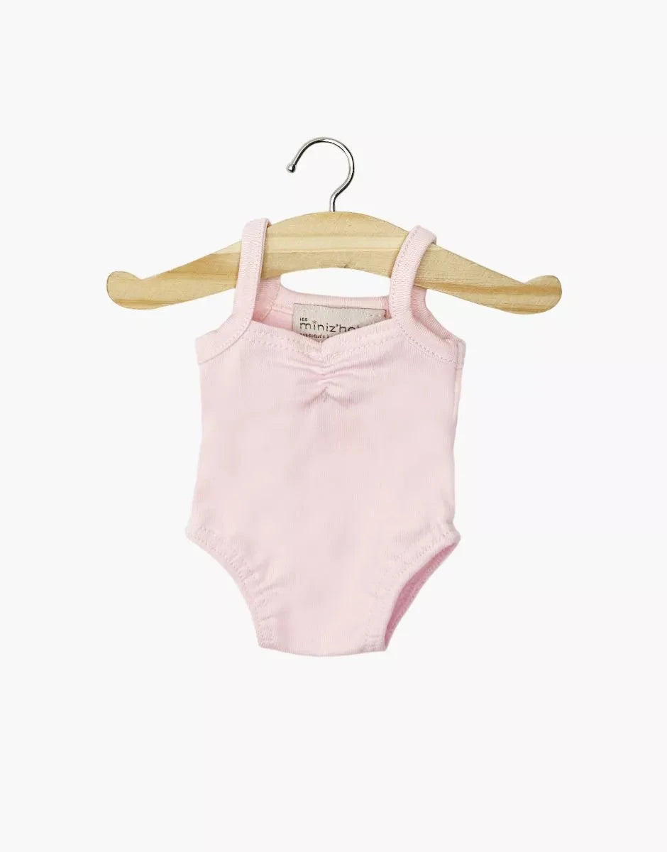 Justaucorps Anna en jersey rose pâle - minikane
