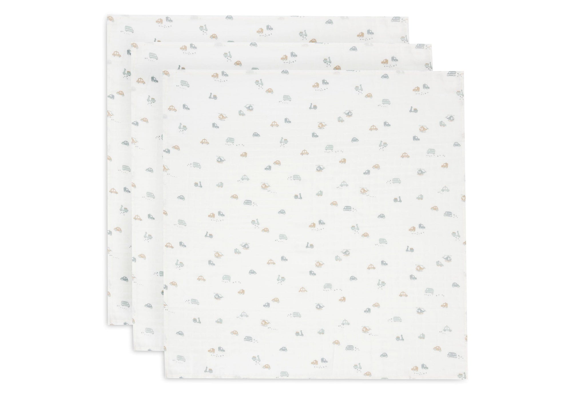 Lange Gaze de Coton 3 pack Small 70x70cm - On The Go - JOLLEIN 535-851-68075 8717329393349